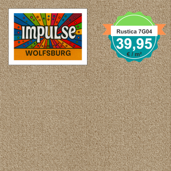 Vorwerk Rustica 7G04 beige Teppichboden – Draufsicht quadratisch